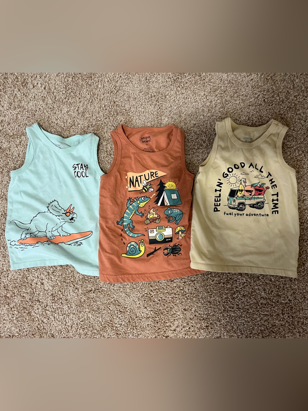 Boys' Sleeveless Graphic Tank Top Bundle